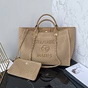 Chanel Deauville Tote Bag Beige 38cm - 1