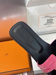 Hermes Rose Amarante Slides - 5