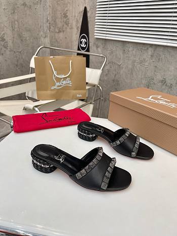 Christian Louboutin Pyramule Black 3cm