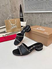 Christian Louboutin Pyramule Black 3cm - 3