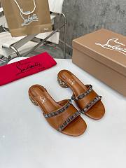 Christian Louboutin Pyramule Brown 3cm - 5
