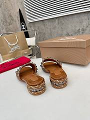 Christian Louboutin Pyramule Brown 3cm - 4