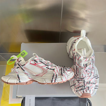 Balenciaga 3XL Extreme Laces Logo Sneaker Beige