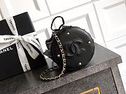 Chanel Small Bucket Bag Lambskin Black 18x16.5x16.5cm - 5