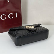 Gucci GG Marmont Large Shoulder Bag Black 30.5x18x8cm - 5