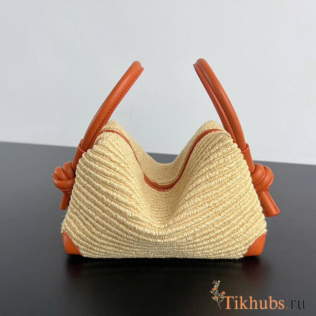 Bottega Veneta Loop Top Handle Burned Orange 21x12x13cm - 1