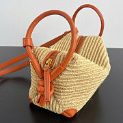 Bottega Veneta Loop Top Handle Burned Orange 21x12x13cm - 5
