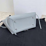 Celine Belt Bag Grained Calfskin Light Grey 28x23x16cm - 6