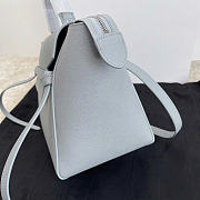 Celine Belt Bag Grained Calfskin Light Grey 28x23x16cm - 5