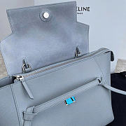 Celine Belt Bag Grained Calfskin Light Grey 28x23x16cm - 2