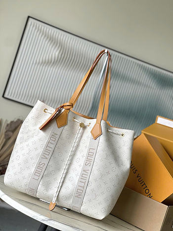 Louis Vuitton LV Marina Tote White Bag 49x34x16.5cm