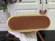 Louis Vuitton LV Vanity Chain Pouch Raffia 19x6.5x11.5cm - 6