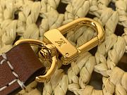 Louis Vuitton LV Vanity Chain Pouch Raffia 19x6.5x11.5cm - 5