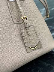 Prada Small Lined Bag Saffiano Leather Grey 31x23x14cm - 6