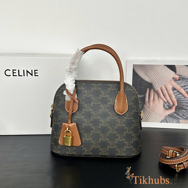 Celine Teen Honorine Bag Triomphe Canvas 22.5x17x10cm - 1