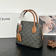 Celine Teen Honorine Bag Triomphe Canvas 22.5x17x10cm - 3