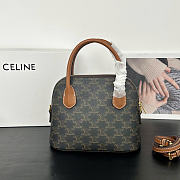 Celine Teen Honorine Bag Triomphe Canvas 22.5x17x10cm - 4