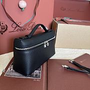Loro Piana L19 Bag Black Silver 19x11x6.5cm - 5