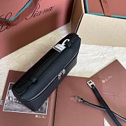 Loro Piana L19 Bag Black Silver 19x11x6.5cm - 2