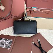Loro Piana L19 Bag Black Silver 19x11x6.5cm - 3