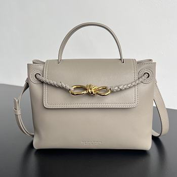Bottega Veneta Small Ciao Ciao Bag Grey Gold 26x19x10.5cm