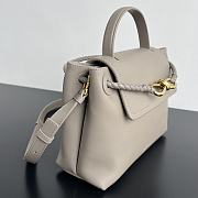 Bottega Veneta Small Ciao Ciao Bag Grey Gold 26x19x10.5cm - 5
