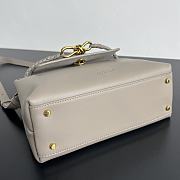 Bottega Veneta Small Ciao Ciao Bag Grey Gold 26x19x10.5cm - 4