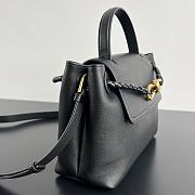 Bottega Veneta Small Ciao Ciao Bag Black Gold 26x19x10.5cm - 5