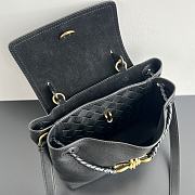 Bottega Veneta Small Ciao Ciao Bag Black Gold 26x19x10.5cm - 3