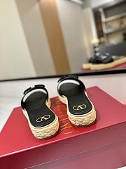 Valentino Garavani VLogo Black Slides - 5