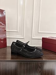 Gucci GG Mary-jane Pumps Mesh Black - 4