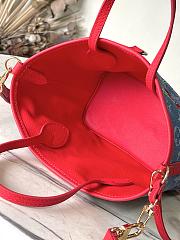 Louis Vuitton LV x TM Neverfull Inside Out BB Cherry 26.5x16.5x11cm - 5