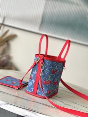 Louis Vuitton LV x TM Neverfull Inside Out BB Cherry 26.5x16.5x11cm - 3