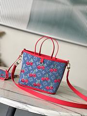 Louis Vuitton LV x TM Neverfull Inside Out BB Cherry 26.5x16.5x11cm - 2