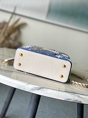 Louis Vuitton LV Mini Capucines Denim 21x13.6x8cm - 2
