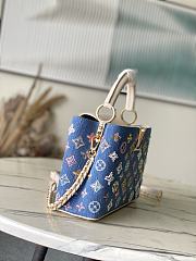 Louis Vuitton LV Capucines BB Bag Denim 27x18x9cm - 2