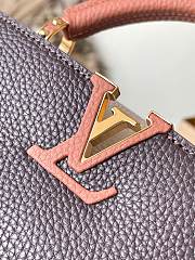 Louis Vuitton LV Capucines BB Chocolate Quartz Tan 27x18x9cm - 6