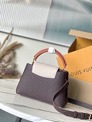Louis Vuitton LV Capucines BB Chocolate Quartz Tan 27x18x9cm - 4