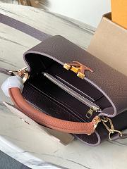 Louis Vuitton LV Capucines BB Chocolate Quartz Tan 27x18x9cm - 3