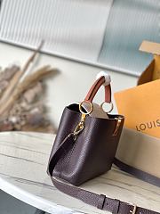 Louis Vuitton LV Capucines BB Chocolate Quartz Tan 27x18x9cm - 2
