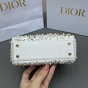 Dior Mini Bag Satin White 17x15x7cm - 6