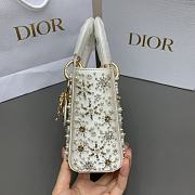 Dior Mini Bag Satin White 17x15x7cm - 5