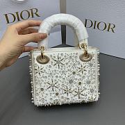 Dior Mini Bag Satin White 17x15x7cm - 2