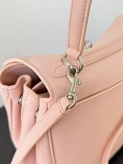 Balenciaga Rodeo Small Handbag Pink Smooth 27x8x21cm - 6