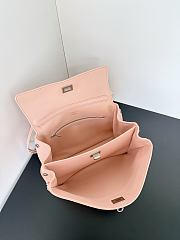 Balenciaga Rodeo Small Handbag Pink Smooth 27x8x21cm - 4