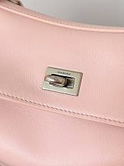 Balenciaga Rodeo Small Handbag Pink Smooth 27x8x21cm - 3