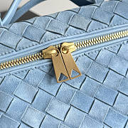 Bottega Veneta Bang Bang Bag Blue Suede 22x12.5x5cm - 2