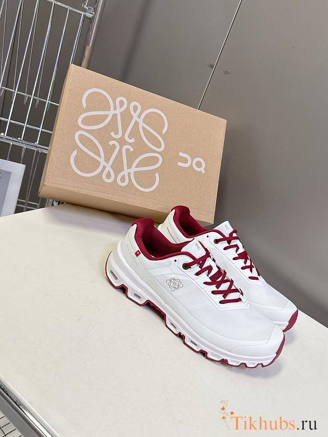 Loewe x On Cloudventure White Red Sneaker - 1
