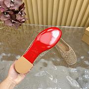 Christian Louboutin Sweetie Jane Mesh Ballerinas Beige - 5