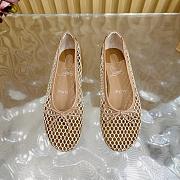 Christian Louboutin Sweetie Jane Mesh Ballerinas Beige - 2